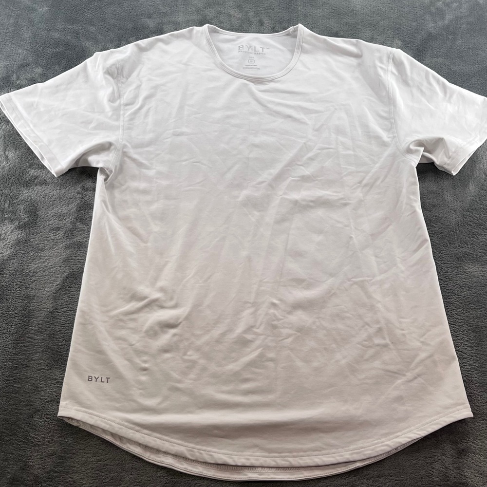 BYLT Premium Basics Lux Drop Cut T-Shirt White XL XDC_SS_WHT_XL